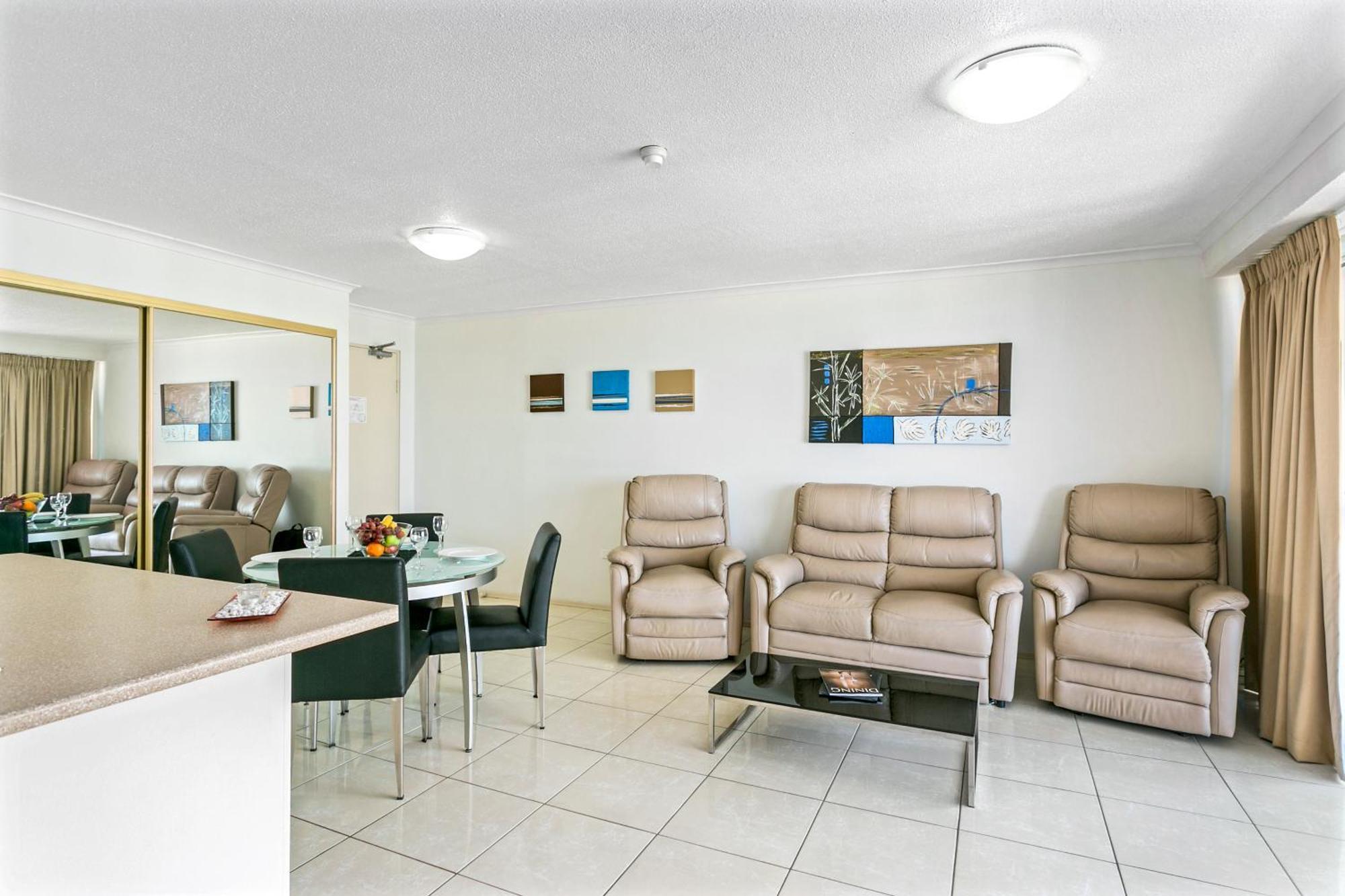 Surfers Beachside Holiday Apartments Gold Coast Rom bilde