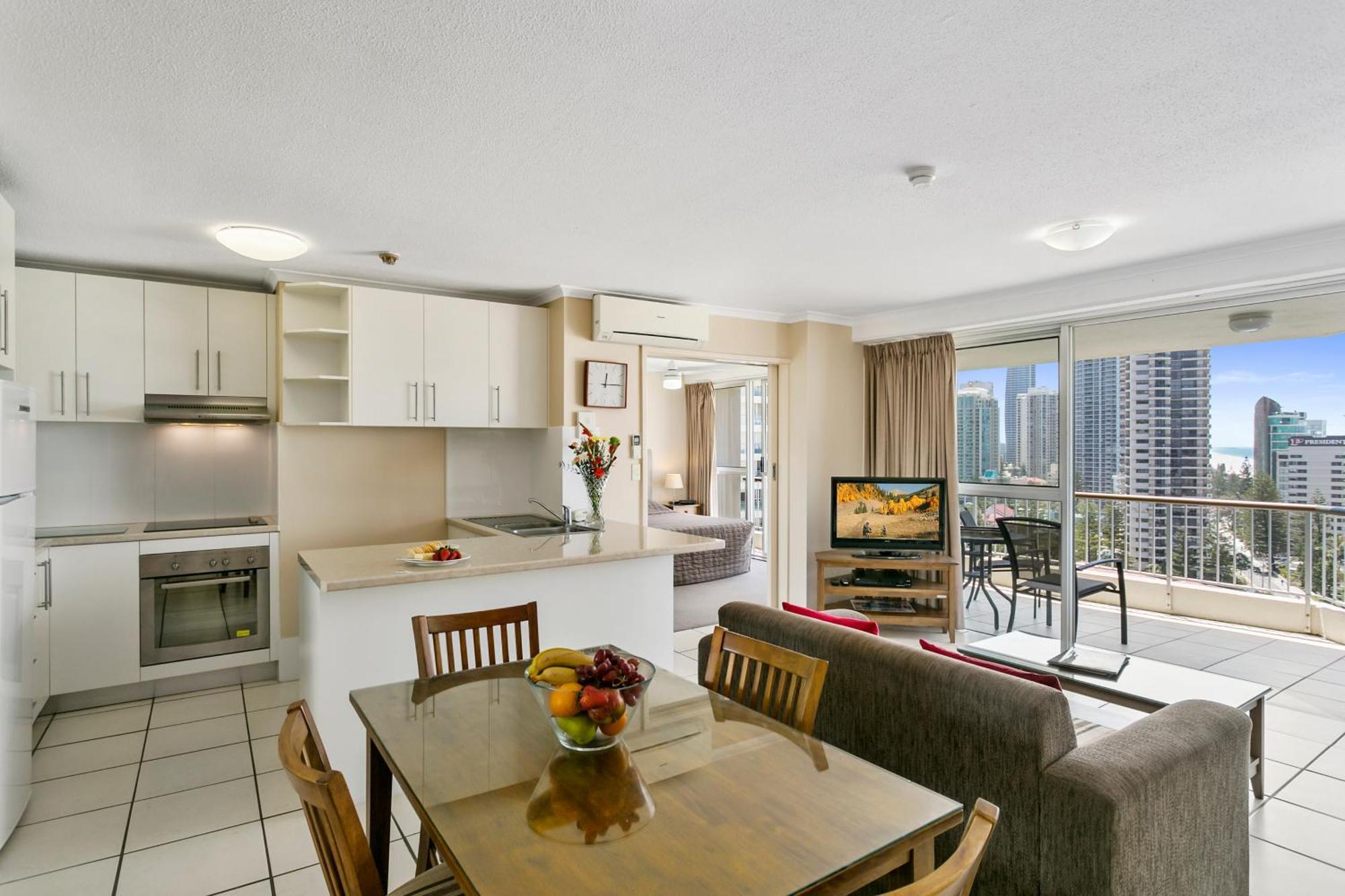 Surfers Beachside Holiday Apartments Gold Coast Rom bilde