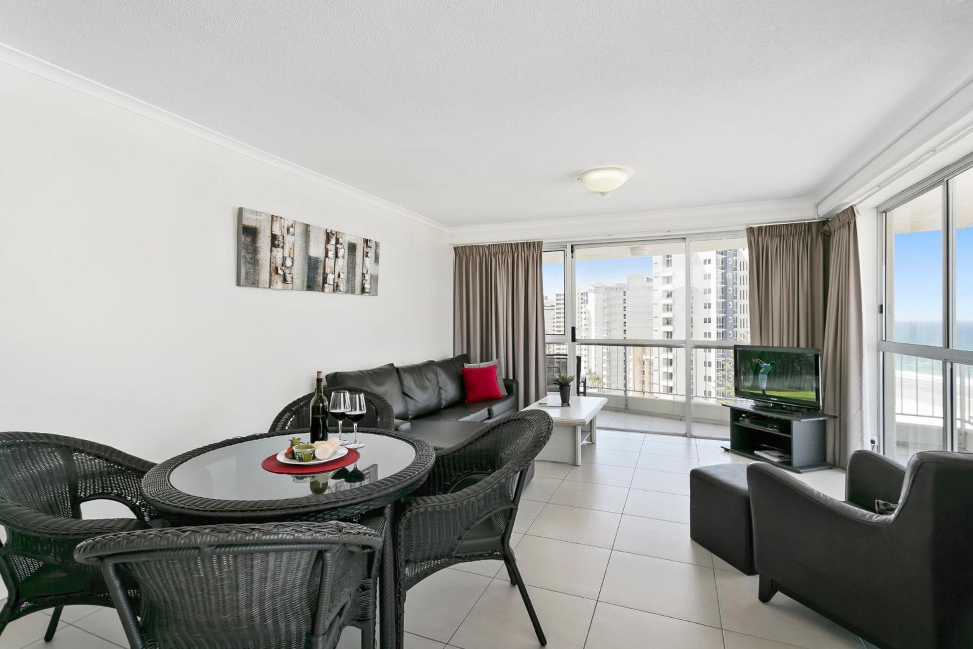 Surfers Beachside Holiday Apartments Gold Coast Rom bilde