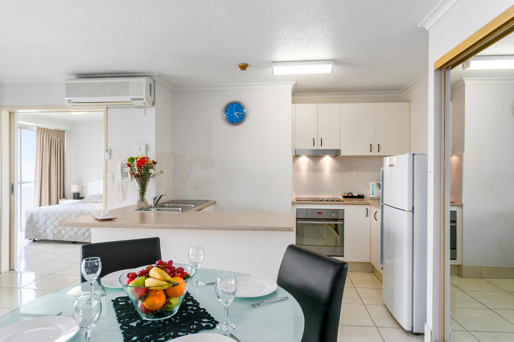 Surfers Beachside Holiday Apartments Gold Coast Rom bilde